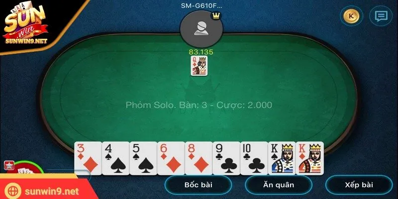 Áp dụng đúng cách chơi giúp bạn tạo phỏm tối ưu hơn